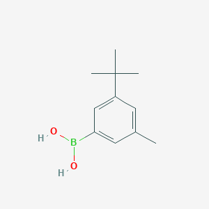 molecular formula C11H17BO2 B067400 (3-叔丁基-5-甲苯基)硼酸 CAS No. 193905-93-0
