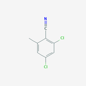 molecular formula C8H5Cl2N B067412 2,4-Dichloro-6-methylbenzonitrile CAS No. 175277-98-2