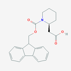 (S)-2-(1-(((9H-Fluoren-9-yl)methoxy)carbonyl)piperidin-2-yl)acetic acid