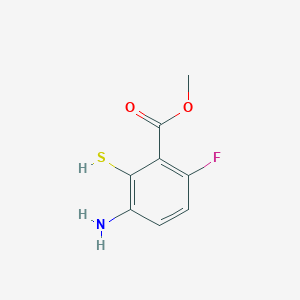 Methyl 3-amino-6-fluoro-2-sulfanylbenzoate