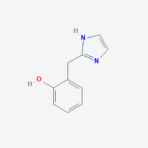 molecular formula C10H10N2O B067452 2-(1-Imidazolylmethyl)phenol CAS No. 163298-86-0