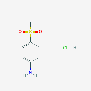 molecular formula C7H10ClNO2S B067457 4-methylsulfonylaniline Hydrochloride CAS No. 177662-76-9