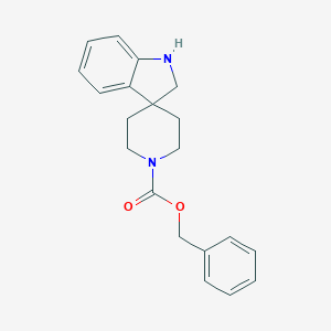 molecular formula C20H22N2O2 B067471 Benzyl spiro[indoline-3,4'-piperidine]-1'-carboxylate CAS No. 167484-18-6