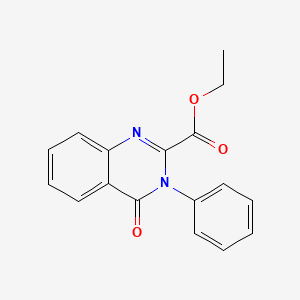 molecular formula C17H14N2O3 B6747506 Ethyl 3-phenyl-4-oxo-3,4-dihydroquinazoline-2-carboxylate 