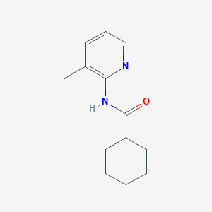 molecular formula C13H18N2O B6747515 N-(3-methylpyridin-2-yl)cyclohexanecarboxamide 