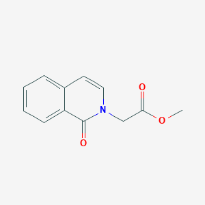 molecular formula C12H11NO3 B6747543 methyl (1-oxoisoquinolin-2(1H)-yl)acetate 