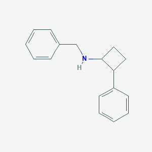 molecular formula C17H19N B6747634 N-benzyl-2-phenyl-cyclobutanamine 