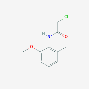 molecular formula C10H12ClNO2 B6747648 2-chloro-N-(2-methoxy-6-methylphenyl)acetamide 