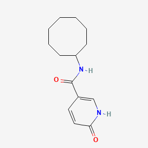 molecular formula C14H20N2O2 B6747658 N-cyclooctyl-6-oxo-1H-pyridine-3-carboxamide 