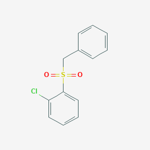molecular formula C13H11ClO2S B6747683 1-Benzylsulfonyl-2-chlorobenzene 