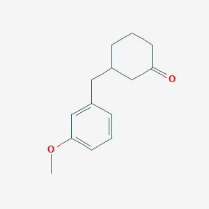 3-[(3-Methoxyphenyl)methyl]cyclohexanone