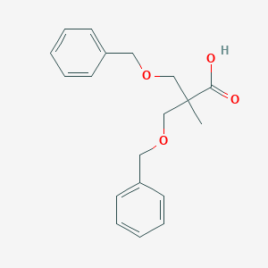 Propanoic acid, 2-methyl-3-(phenylmethoxy)-2-[(phenylmethoxy)methyl]-