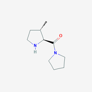 molecular formula C10H18N2O B067535 1-[(3S)-3-Methylprolyl]pyrrolidine CAS No. 192821-74-2