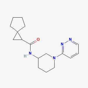 molecular formula C17H24N4O B6754847 N-(1-pyridazin-3-ylpiperidin-3-yl)spiro[2.4]heptane-2-carboxamide 