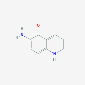 molecular formula C9H8N2O B067556 6-Aminoquinolin-5-ol CAS No. 163672-81-9