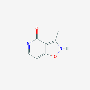 molecular formula C7H6N2O2 B067571 3-methylisoxazolo[4,5-c]pyridin-4(5H)-one CAS No. 164223-43-2