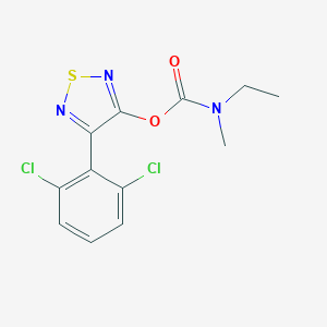 4-(2,6-Dichlorophenyl)-1,2,5-thiadiazol-3-yl ethylmethylcarbamate