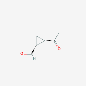 (1R,2S)-2-acetylcyclopropanecarbaldehyde