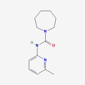 molecular formula C13H19N3O B6757803 N-(6-methylpyridin-2-yl)azepane-1-carboxamide 