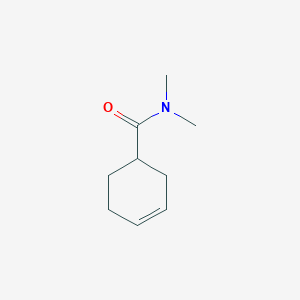 molecular formula C9H15NO B6758149 N,N-dimethylcyclohex-3-ene-1-carboxamide 
