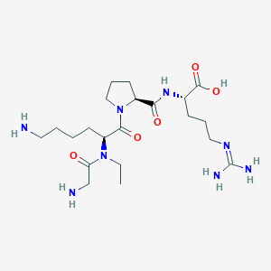 molecular formula C21H40N8O5 B067592 Icrocaptide CAS No. 192333-19-0