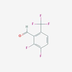 molecular formula C8H3F5O B067600 2,3-difluoro-6-(trifluoromethyl)benzaldehyde CAS No. 186517-43-1