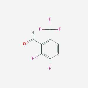 molecular formula C8H3F5O B067600 2,3-二氟-6-三氟甲基苯甲醛 CAS No. 186517-43-1
