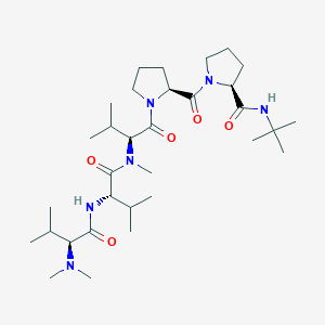 molecular formula C32H58N6O5 B067612 Tasidotin CAS No. 192658-64-3
