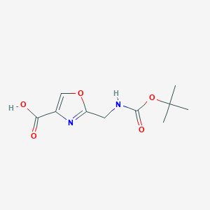 2-(((tert-Butoxycarbonyl)amino)methyl)oxazole-4-carboxylic acid