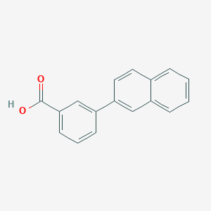 molecular formula C19H14O4 B067675 3-(Naphthalen-2-yl)benzoic acid CAS No. 168618-46-0