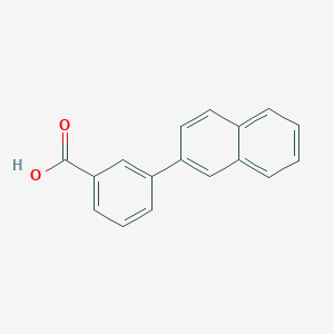molecular formula C17H12O2 B067675 3-(Naphthalen-2-yl)benzoic acid CAS No. 168618-46-0