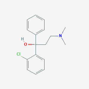 molecular formula C17H20ClNO B067677 Clofedanol, (S)- CAS No. 179764-49-9
