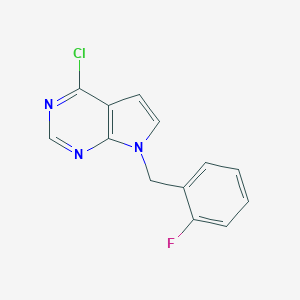 7-(2-Fluorobenzyl)-4-chloro-7H-pyrrolo[2,3-D]pyrimidine