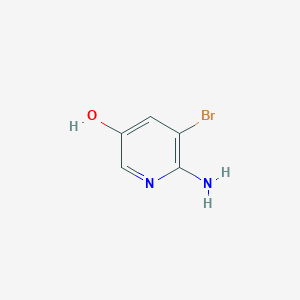 molecular formula C5H5BrN2O B067701 2-Amino-3-bromo-5-hydroxypyridine CAS No. 186593-53-3