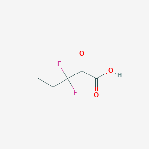 2-Oxo-3,3-difluorovaleric acid