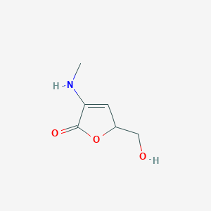 3-methylamino-5-methylol-5H-furan-2-one