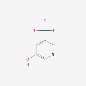 molecular formula C6H4F3NO B067777 5-(Trifluoromethyl)pyridin-3-ol CAS No. 186593-14-6