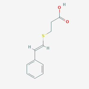 3-(Styrylthio)propanoic acid