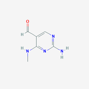 2-Amino-4-(methylamino)pyrimidine-5-carbaldehyde