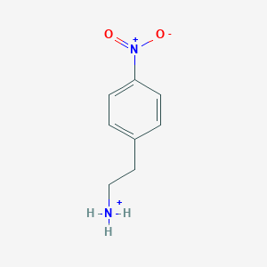 2-(4-Nitrophenyl)ethylazanium