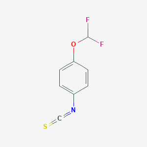 molecular formula C8H5F2NOS B067808 4-(Difluoromethoxy)phenyl isothiocyanate CAS No. 189281-92-3