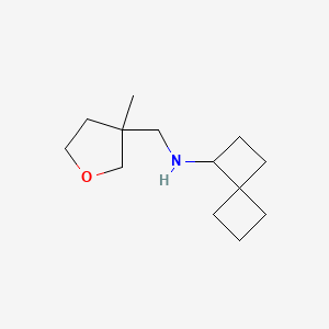 molecular formula C13H23NO B6781173 N-[(3-methyloxolan-3-yl)methyl]spiro[3.3]heptan-3-amine 