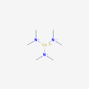 molecular formula C6H18GaN3 B067831 TRIS(DIMETHYLAMINO)GALLANE DIMER CAS No. 180335-73-3