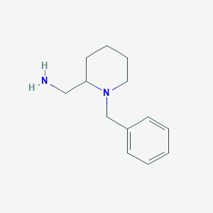 molecular formula C13H20N2 B067840 2-Aminomethyl-1-benzyl-piperidine CAS No. 170701-98-1