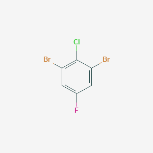 molecular formula C6H2Br2ClF B067846 1,3-Dibromo-2-chloro-5-fluorobenzene CAS No. 179897-90-6