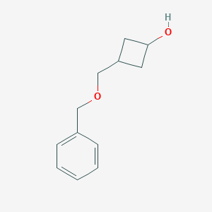 molecular formula C12H16O2 B067852 cis-3-Benzyloxymethylcyclobutanol CAS No. 172324-65-1