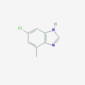 molecular formula C8H7ClN2 B067859 6-Chloro-4-methyl-1H-benzo[d]imidazole CAS No. 180508-09-2