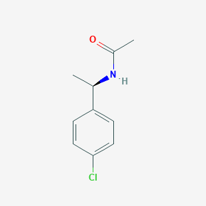 molecular formula C10H12ClNO B067861 N-[(R)-alpha-Methyl-4-chlorobenzyl]acetamide CAS No. 186296-21-9