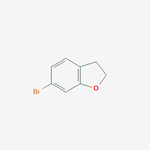 molecular formula C8H7BrO B067905 6-溴-2,3-二氢苯并呋喃 CAS No. 189035-22-1