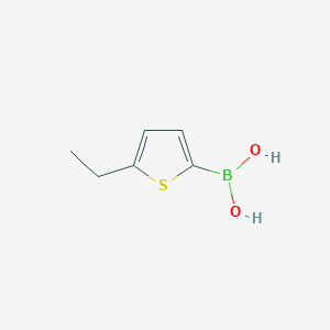 molecular formula C6H9BO2S B067913 (5-Ethylthiophen-2-yl)boronic acid CAS No. 162607-16-1